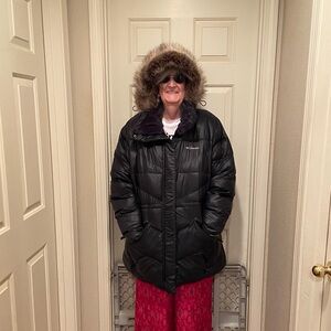 Columbia Peak to Park II Women’s Jacket With Detachable Hood Size 2X Black NWT